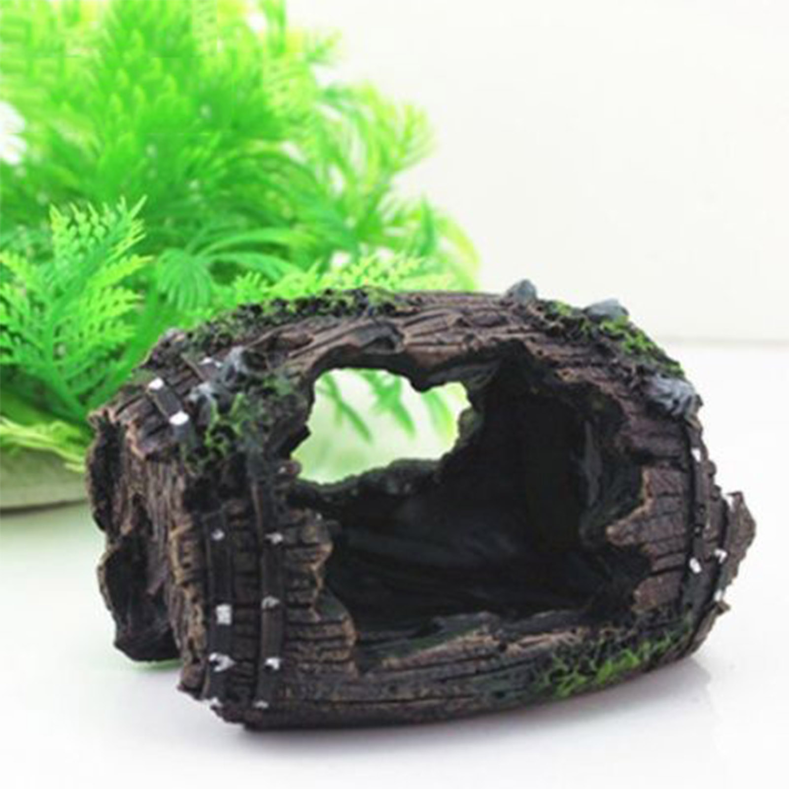 Aquarium Fish Games - Aquarium Ornament Hollow Hole Log Tree