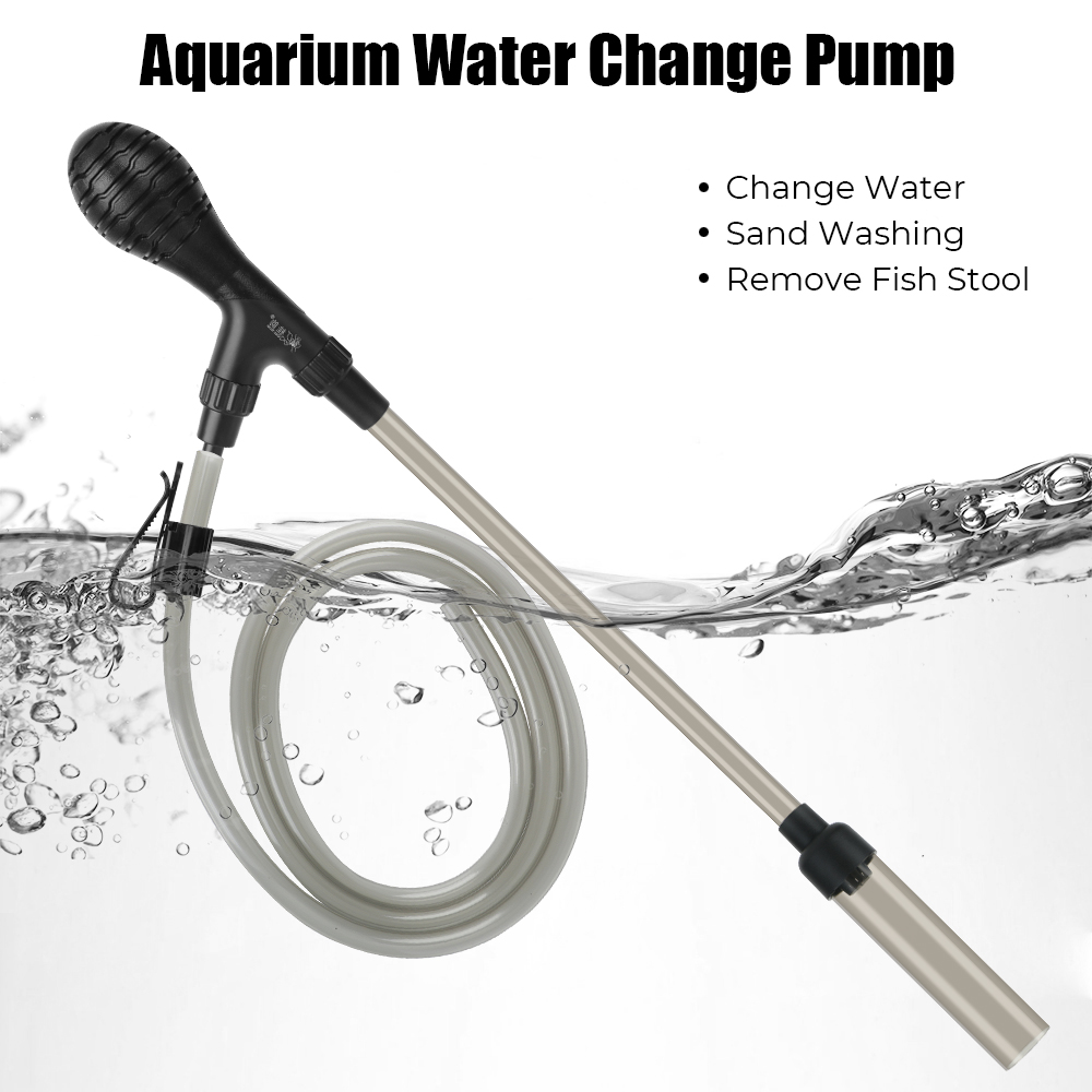 Gravel Vacuum Cleaner - Water Filter Pump Water Changer Water