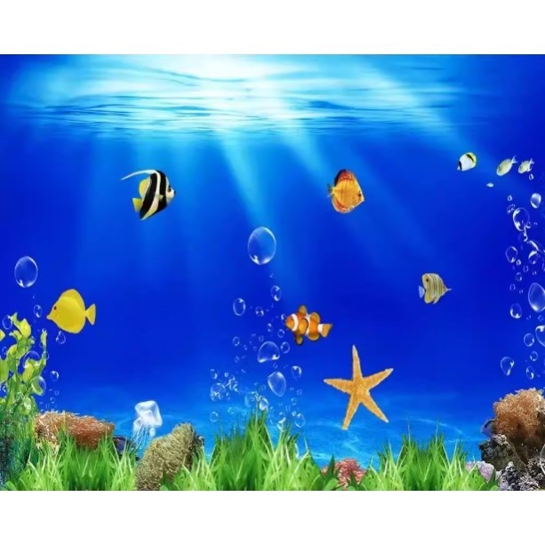 High Definition 3D Aquarium Ba - Aquarium Fish Wallpaper のレビューと価格