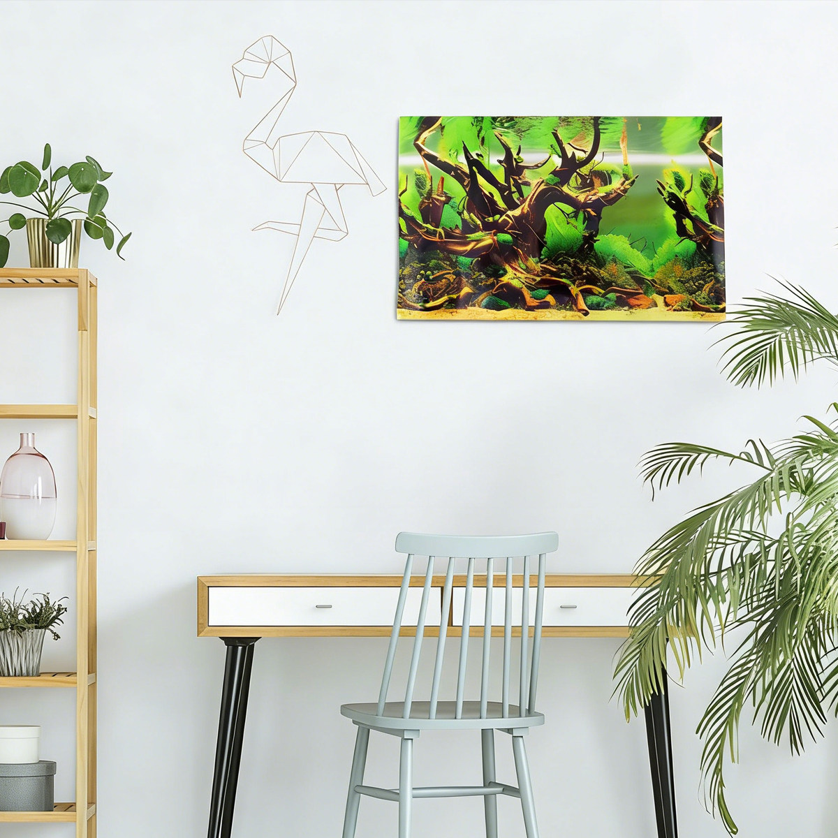 Fish Tank Background Paper Lar - Aquarium Fish Wallpaper のレビューと価格