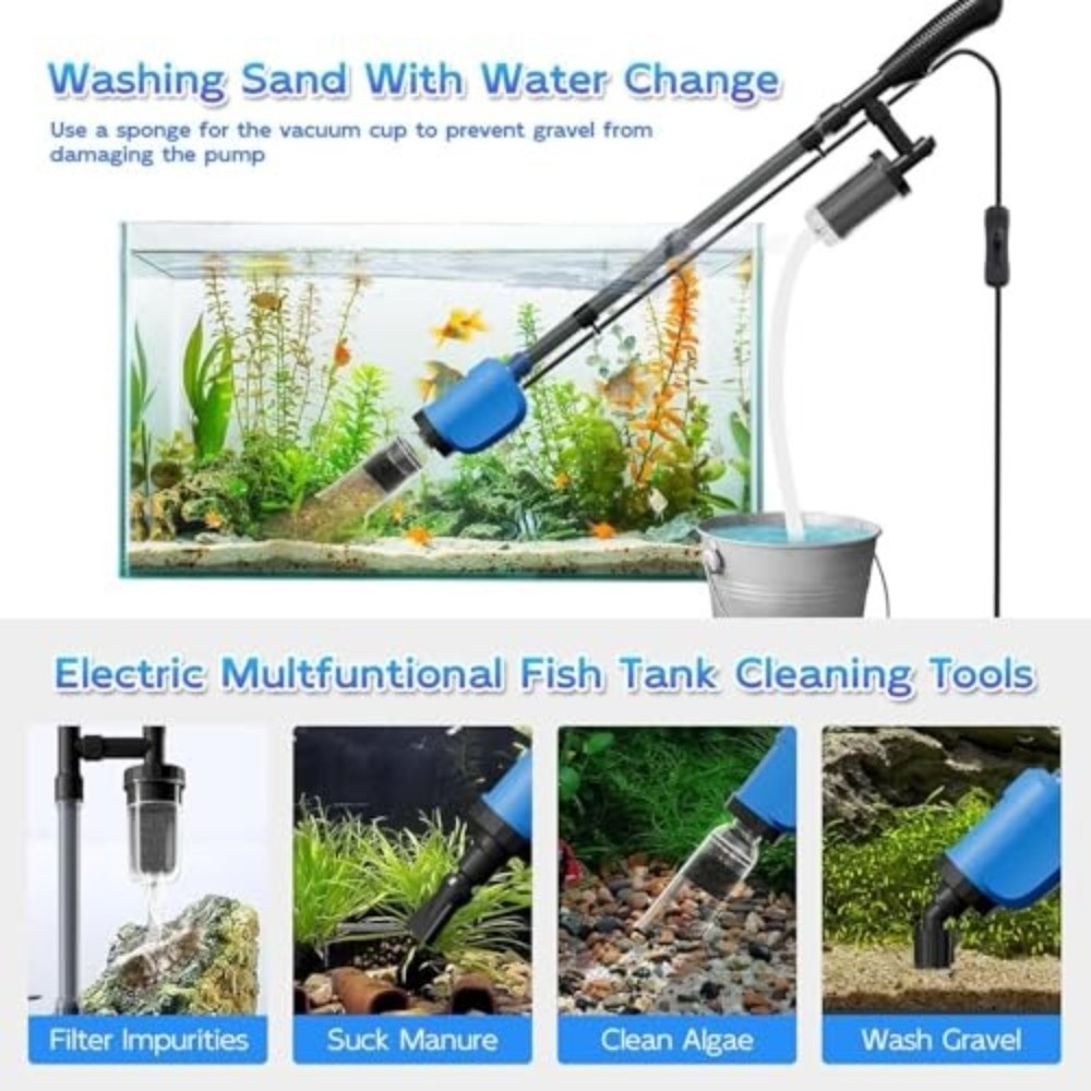 High Power Aquarium Gravel Cle - Gravel Vacuum Cleaner のレビューと価格