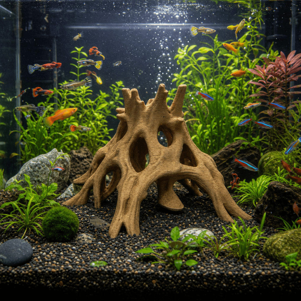 Tree Trunk Fish Shrimp Hiding  - Aquarium Fish Unique のレビューと価格