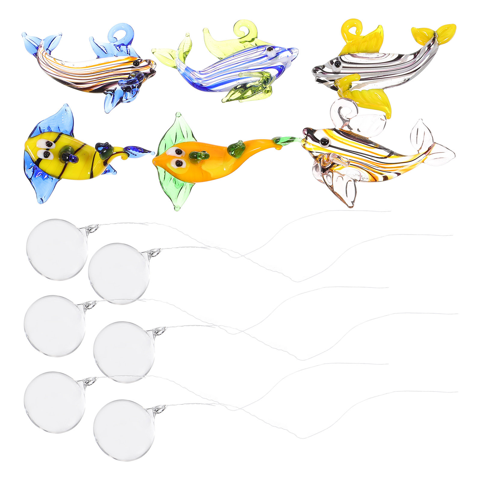 6Pcs Aquarium Float Ball Decor - Aquarium Fish Unique のレビューと価格