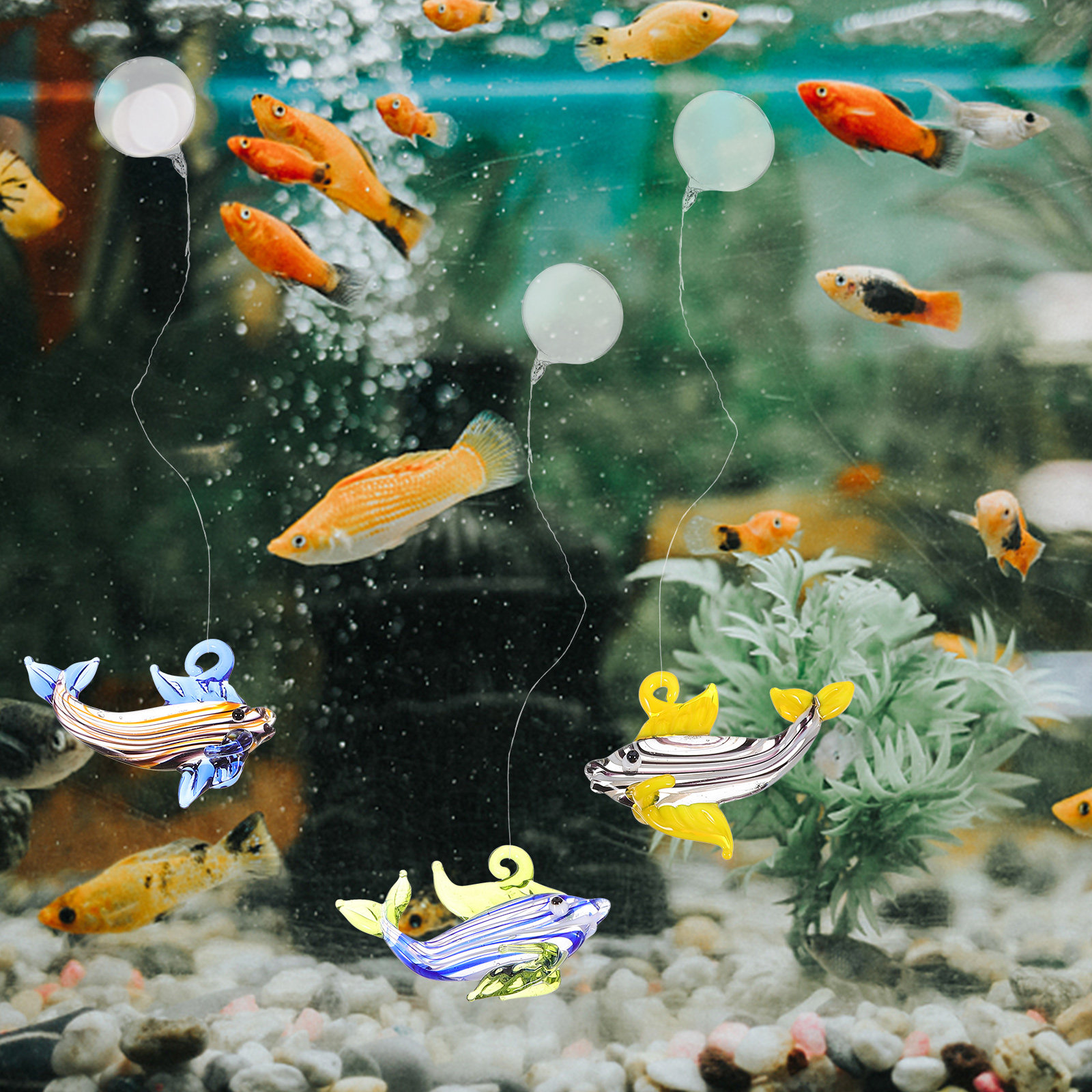 6Pcs Aquarium Float Ball Decor - Aquarium Fish Unique のレビューと価格