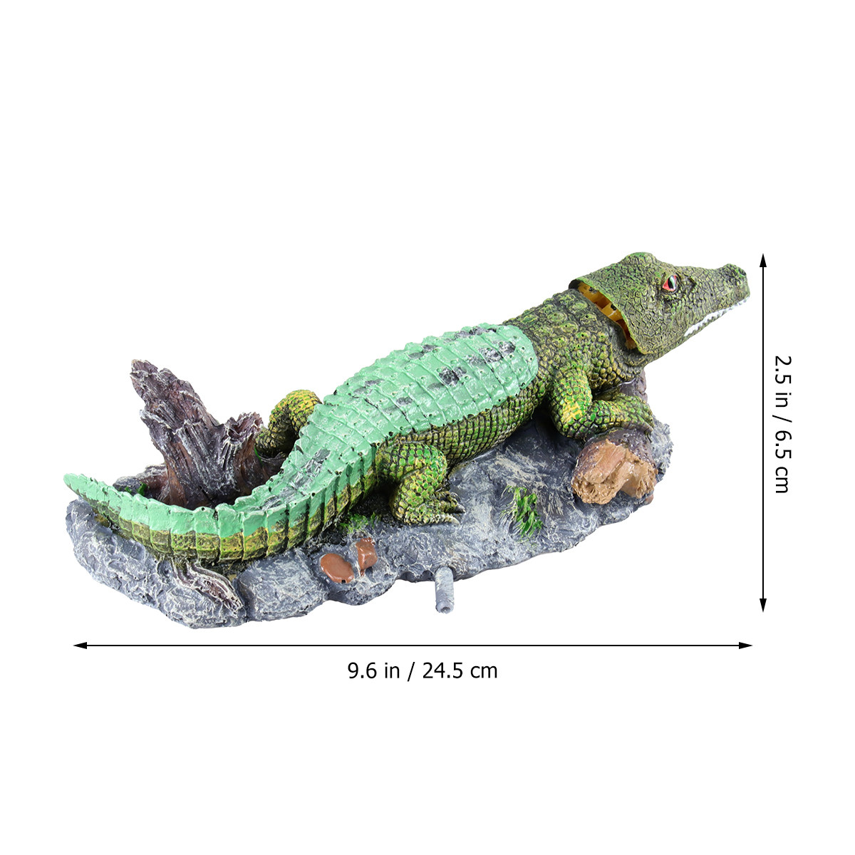 1Pcs Simulated Crocodile Aquar - Aquarium Fish Unique のレビューと価格