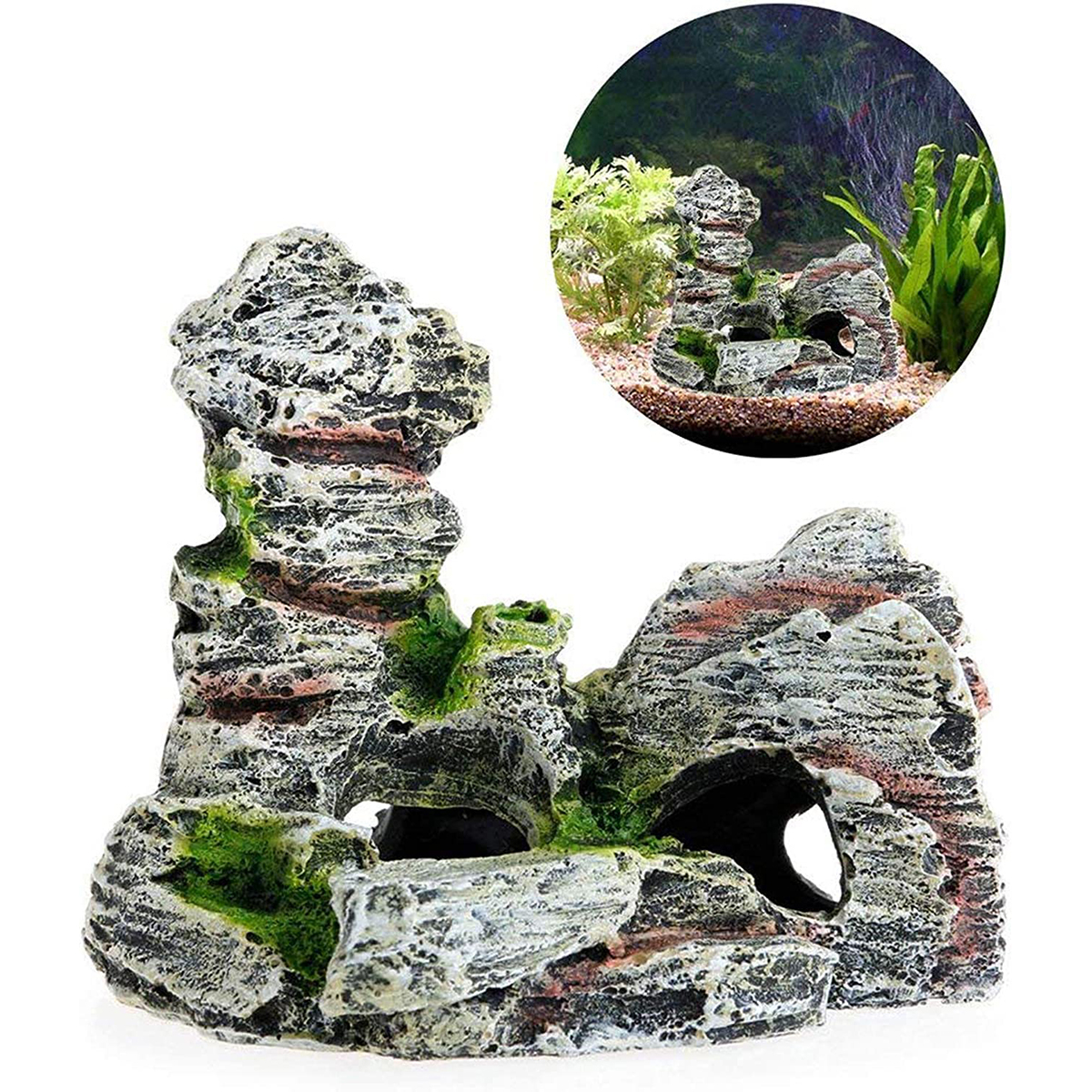 Artificial Moss Hiding Cave Mo - Aquarium Fish Games のレビューと価格