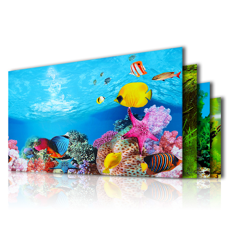 Fish tank background sticker p - Aquarium Fish Wallpaper のレビューと価格
