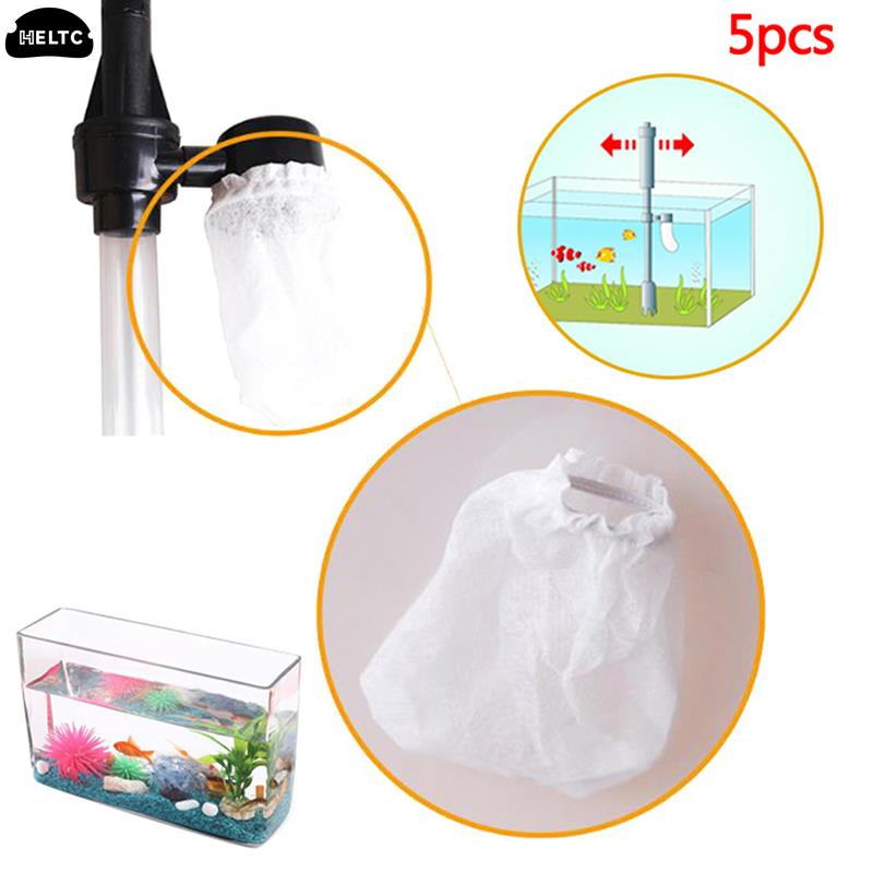 5Pc Aquarium Siphon Filter Bag - Gravel Vacuum Cleaner のレビューと価格