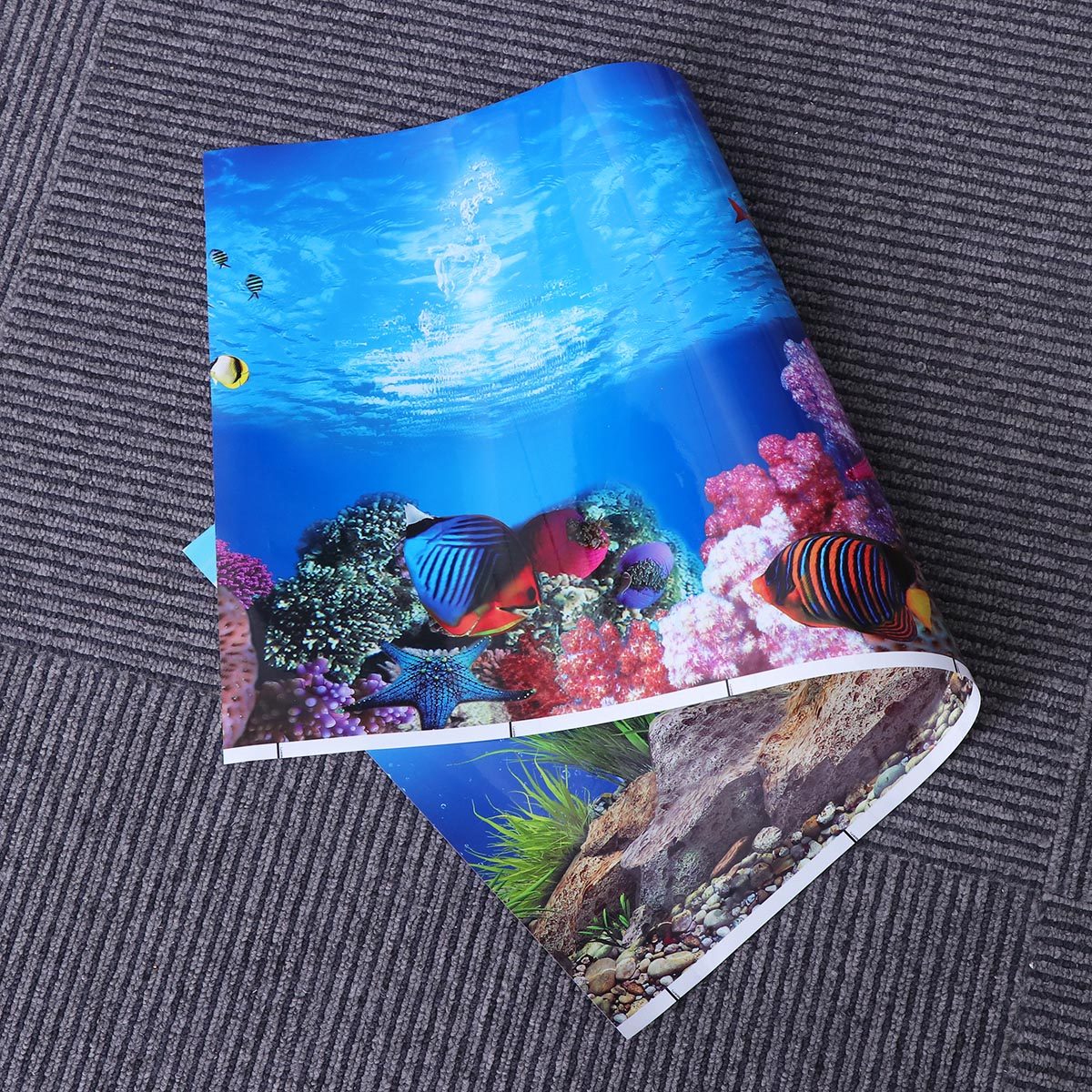 3D Fish Tank Background Sticke - Aquarium Fish Wallpaper のレビューと価格
