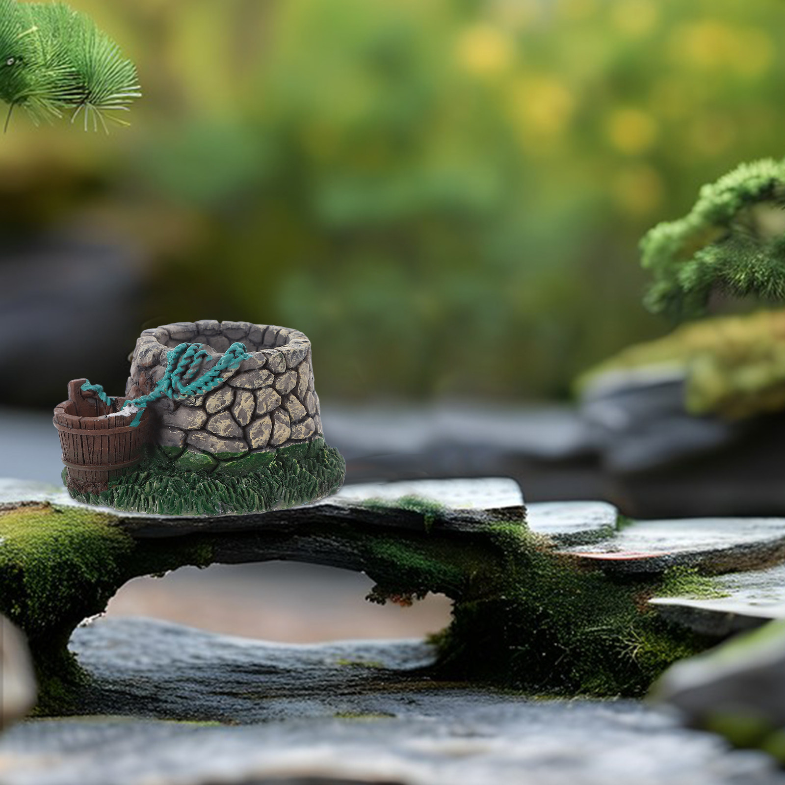 Miniature Garden Bridge and An - Aquarium Fish Unique のレビューと価格