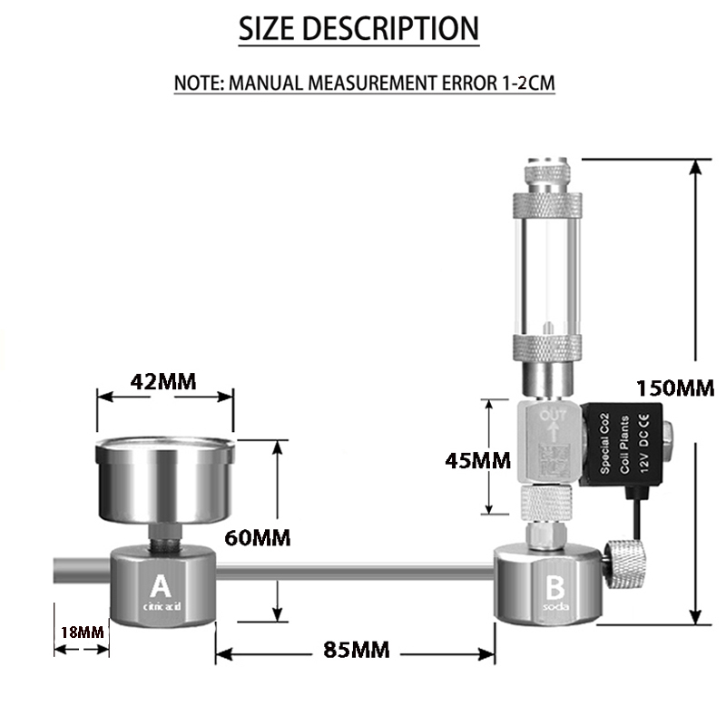 Aquarium DIY CO2 generator sys - Co2 Diffuser Planted のレビューと価格