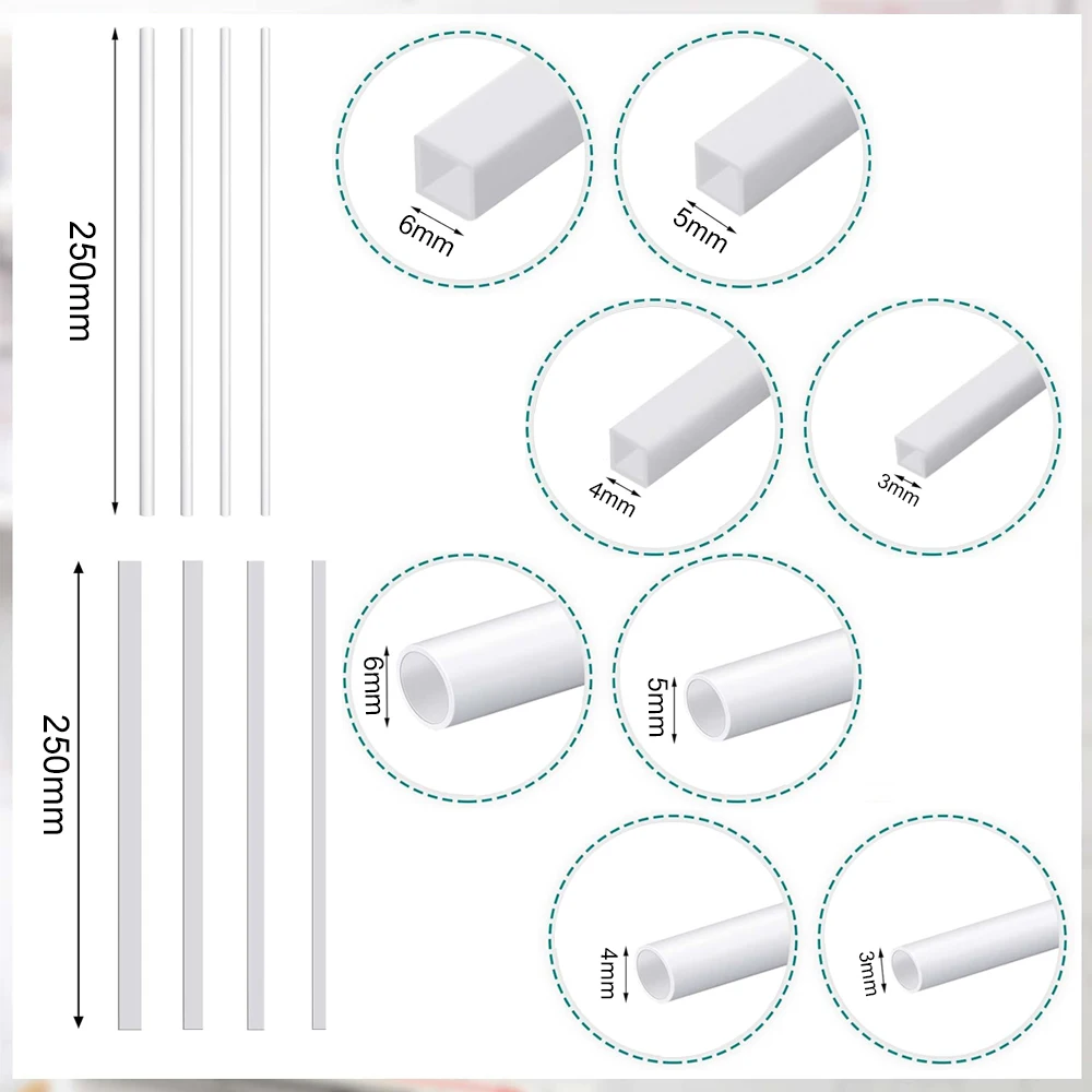5pcs ABS plastic square tube h - Aquarium Fish Breeding のレビューと価格