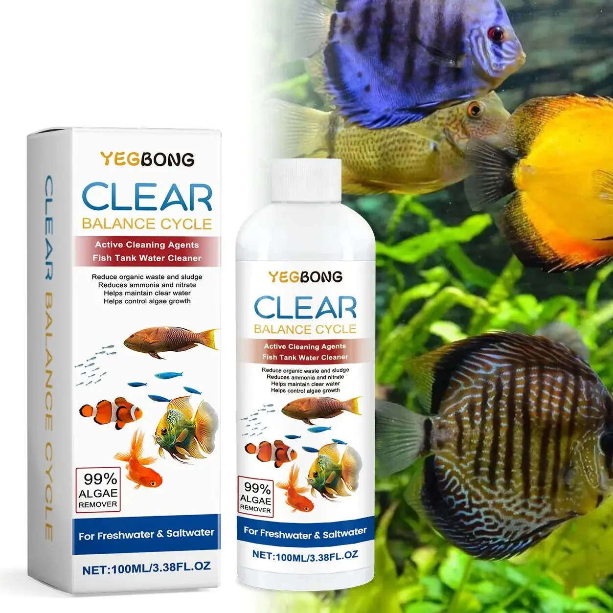 Algae Remover for Fish Tanks,  - Aquarium Fish Breeding のレビューと価格