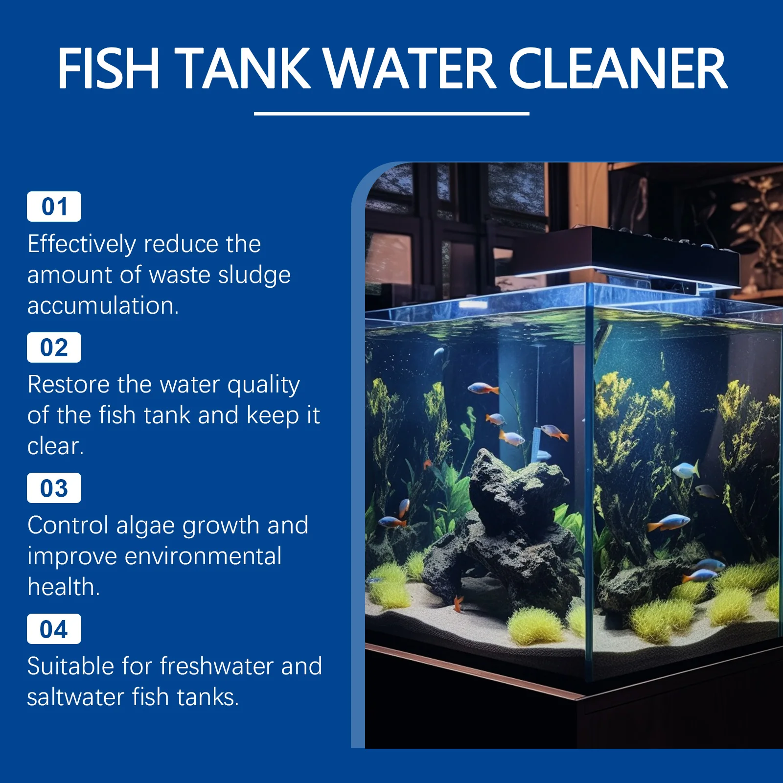 Algae Remover for Fish Tanks,  - Aquarium Fish Breeding のレビューと価格