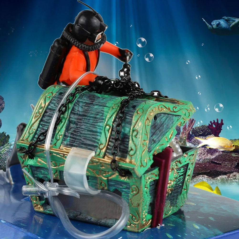 Diver Fish Tank Decoration Ora - Aquarium Fish Unique のレビューと価格