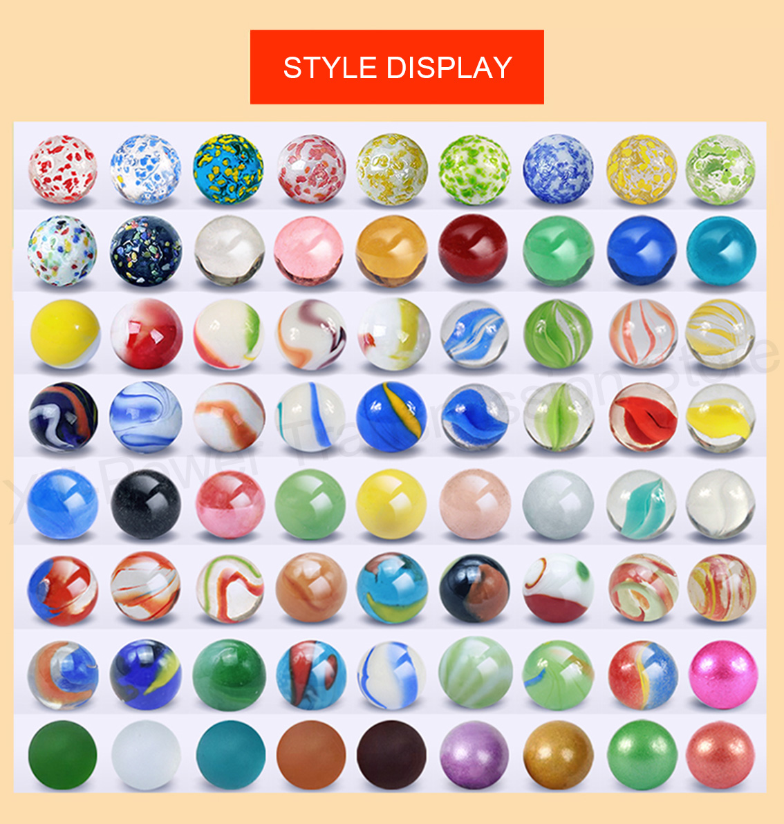 5-90PCS 16mm Colorful Glass Ma - Aquarium Fish Games のレビューと価格