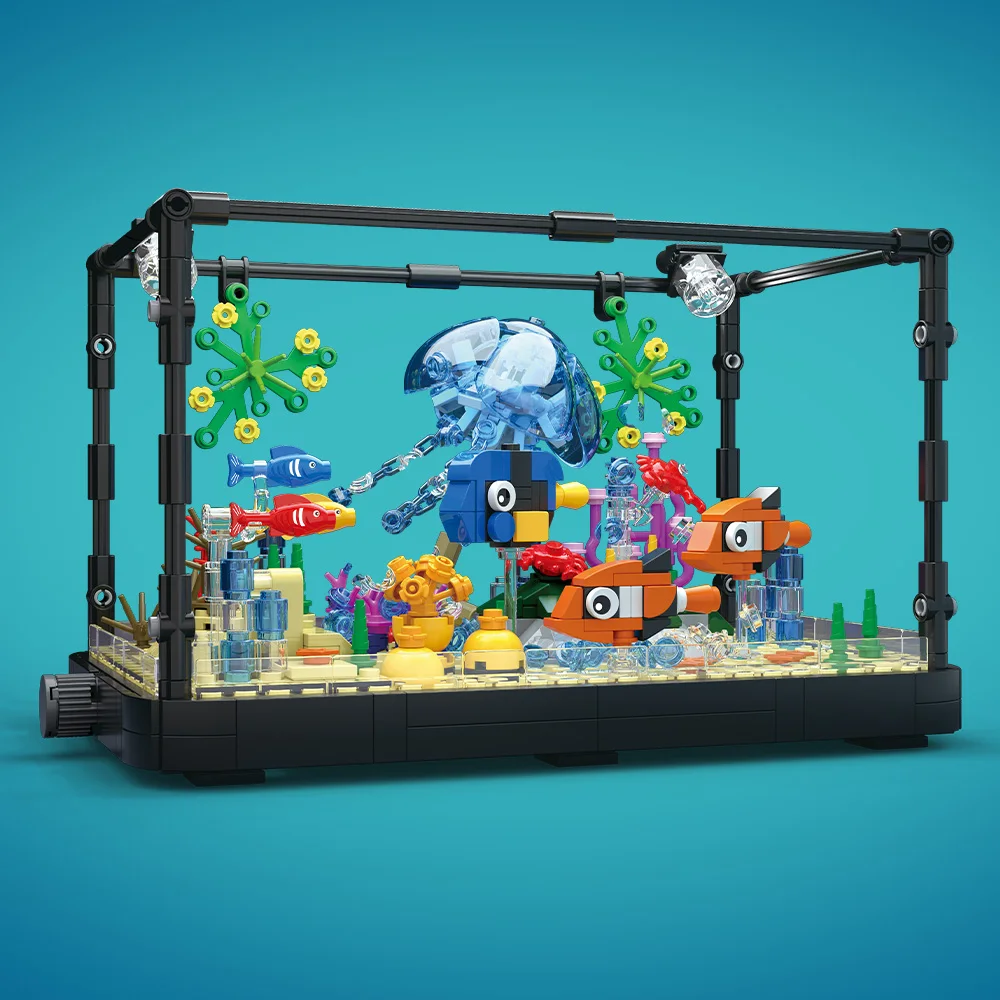 Fish Tank Building Block Set w - Aquarium Fish Breeding のレビューと価格