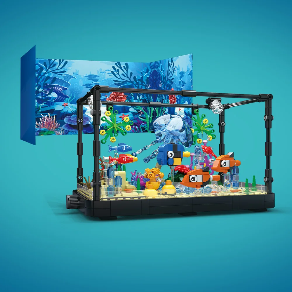 Fish Tank Building Block Set w - Aquarium Fish Breeding のレビューと価格