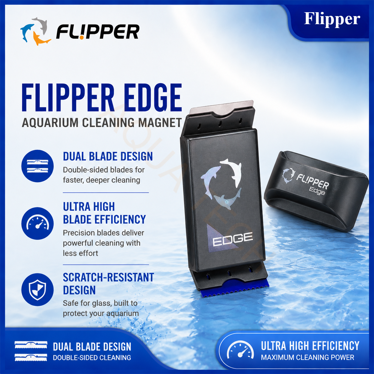 Flipper Edge Standard Max 2 in - Gravel Vacuum Cleaner のレビューと価格
