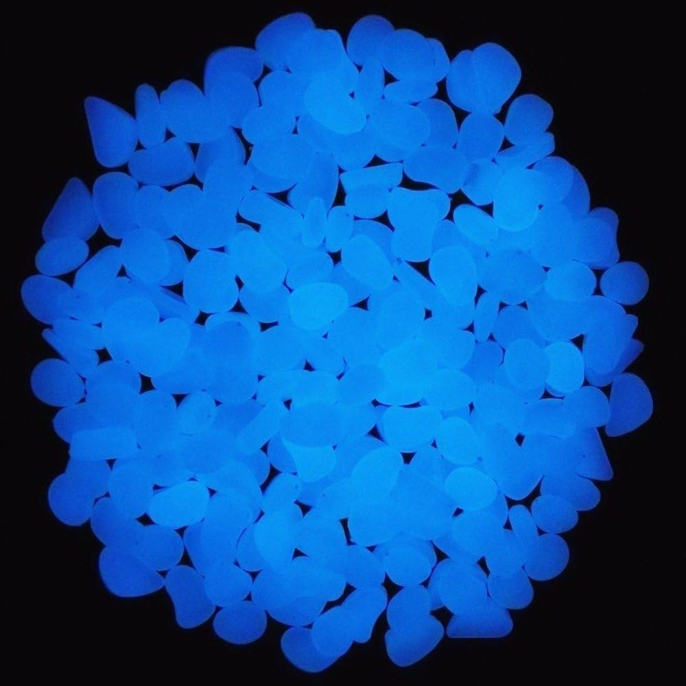 Fish Tank Rocks Glow Blue Pebb - Aquarium Fish Breeding のレビューと価格