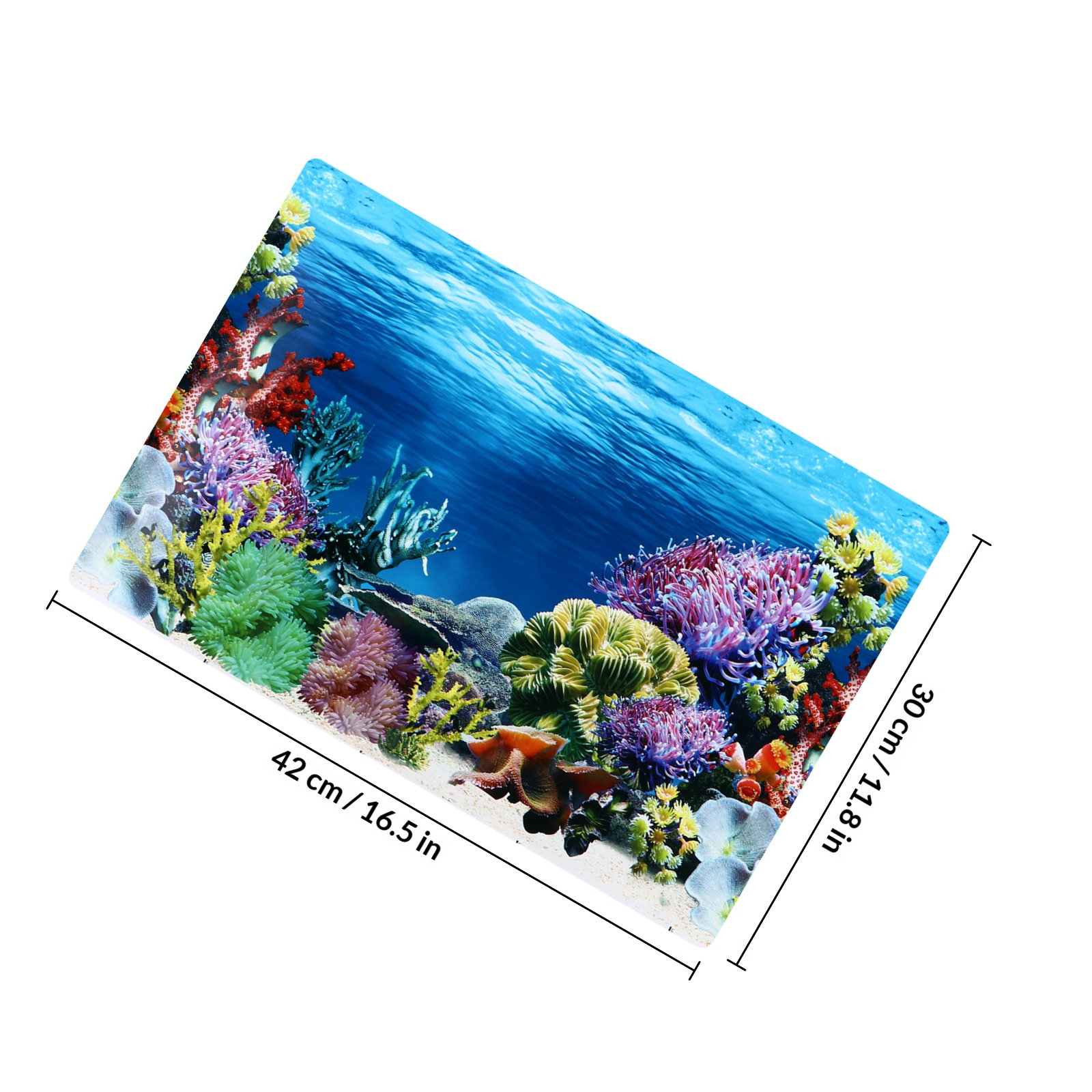 Fish Tank Stickers Coral Decor - Aquarium Fish Wallpaper のレビューと価格