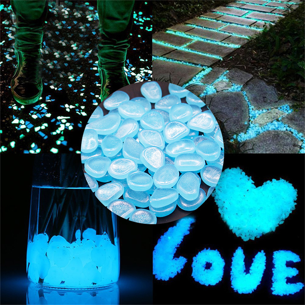 50pcs Luminous Stone Fluoresce - Aquarium Fish Breeding のレビューと価格