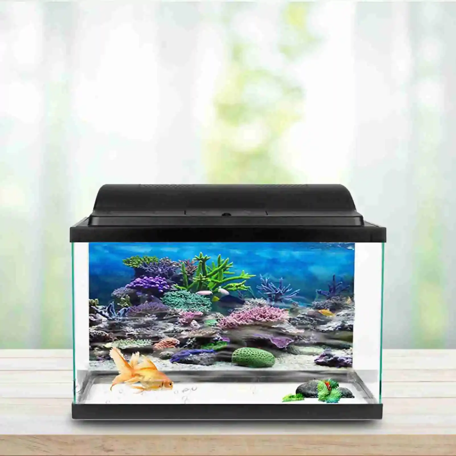 3D Aquarium Landscape Poster R - Aquarium Fish Wallpaper のレビューと価格