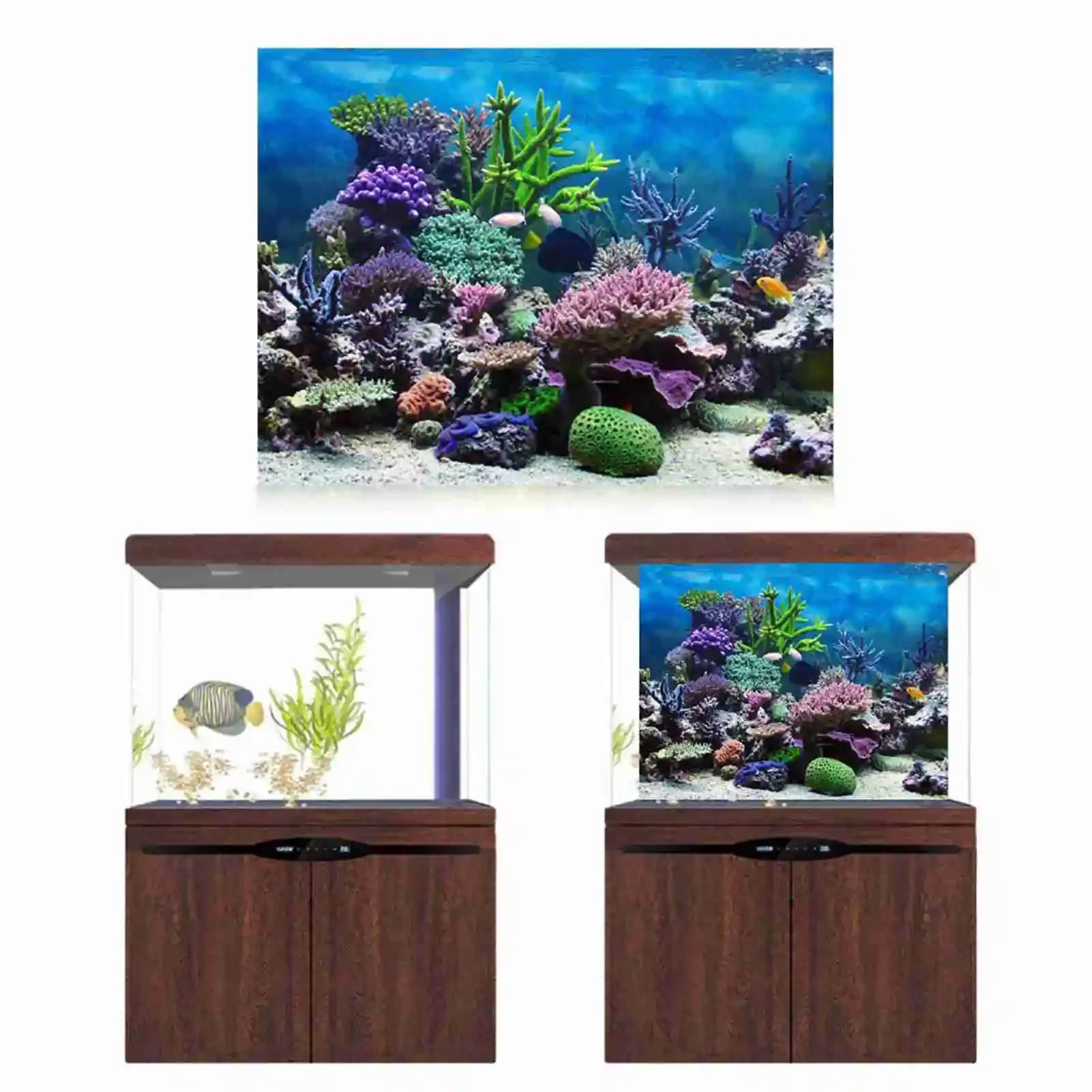 3D Aquarium Landscape Poster R - Aquarium Fish Wallpaper のレビューと価格
