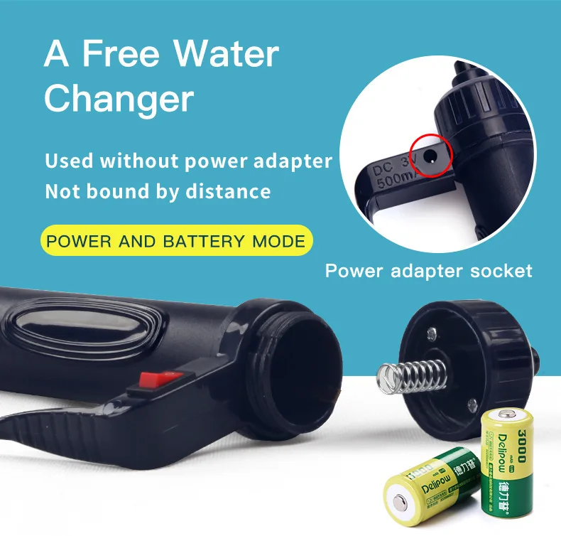 Electric Water Changer Vacuum  - Gravel Vacuum Cleaner のレビューと価格