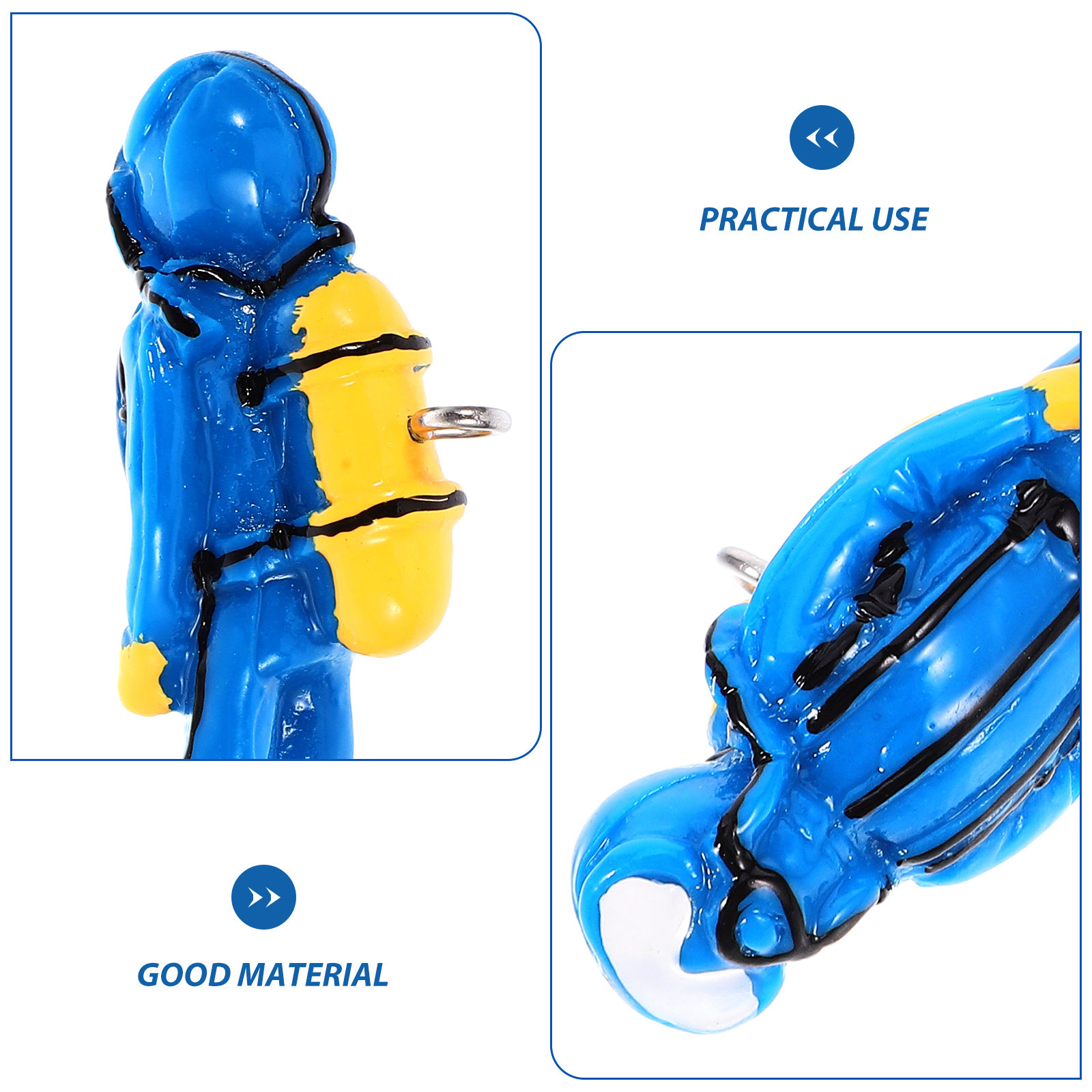 Floating Fish Tank Diver Decor - Aquarium Fish Unique のレビューと価格